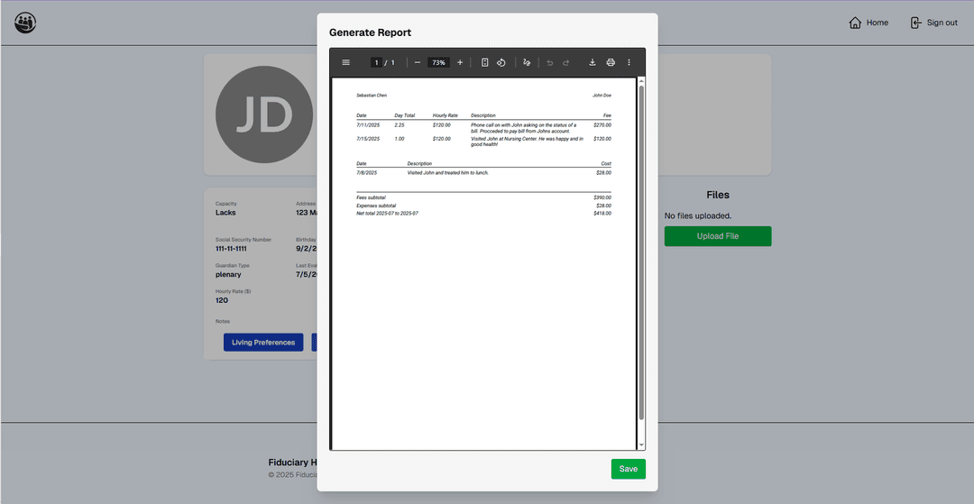 Export Example